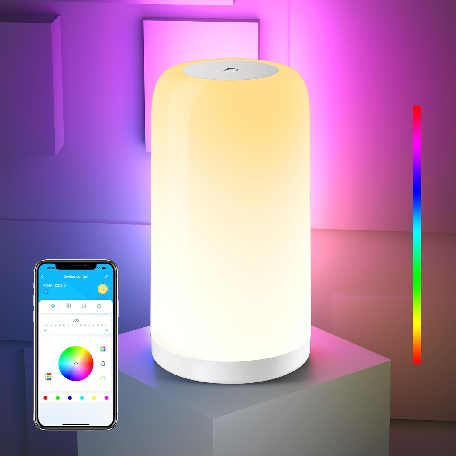 Smart Touch Bedside Table Lamp